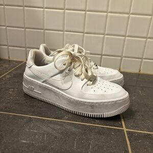 Nike White AF1s Women's Size 7.5